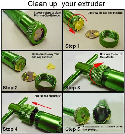 أدوات تشكيل الطين المعدني - أدوات طين الفخار الأخضر - طين المسدس - رقم: YG-21