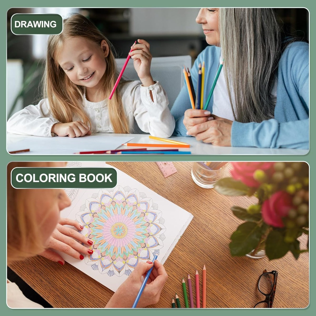 M&G Chenguang Colored Pencils Set, 72pcs Drawing Color Pencil Water Soluble Art Supplies - No:AWP343B3