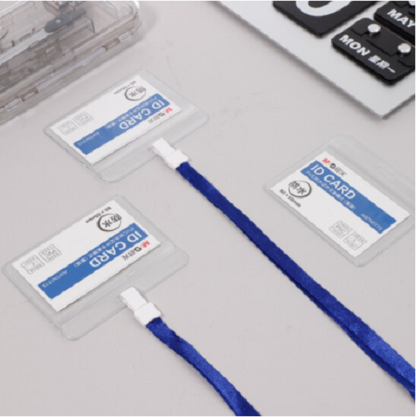 Chenguang Stationery PVC Waterproof Card Holder Transparent - 20pcs - No:AWTN1773