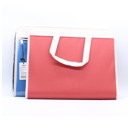 M&G Portable Canvas Organizer Bag A4 Multi-layer File-No:1710