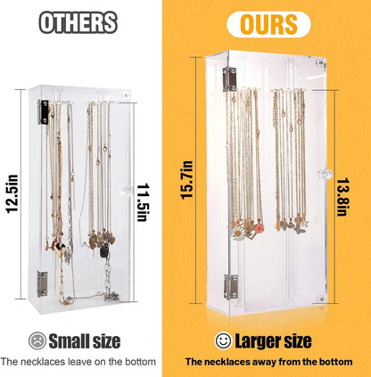 Acrylic Necklace Holder-Stand Dust-proof .