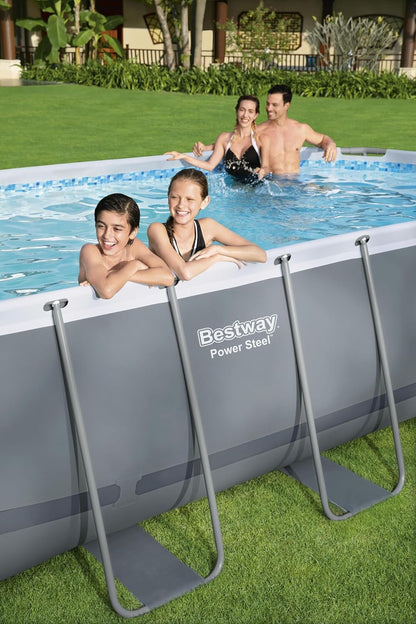 Bestway Power Steel Oval Frame Pool Complete Set with Filter Pump 549x274x122 cm - No: 56710