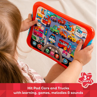 Educational Toddler Hit Pad Kids hits Board game designed with trucks and cars