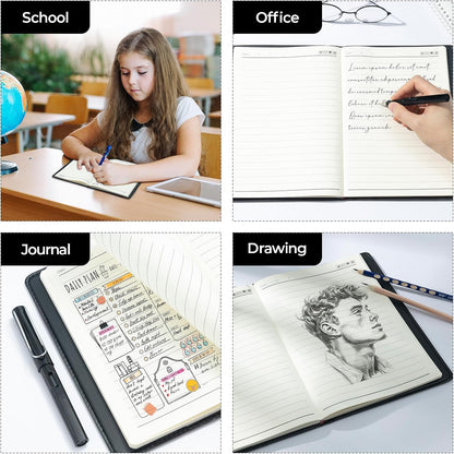 M&G Chenguang Lined Journal Notebook, 310 Pages Leather Hardcover Notebook  - A5 - No:APY1FK78 (Copy)