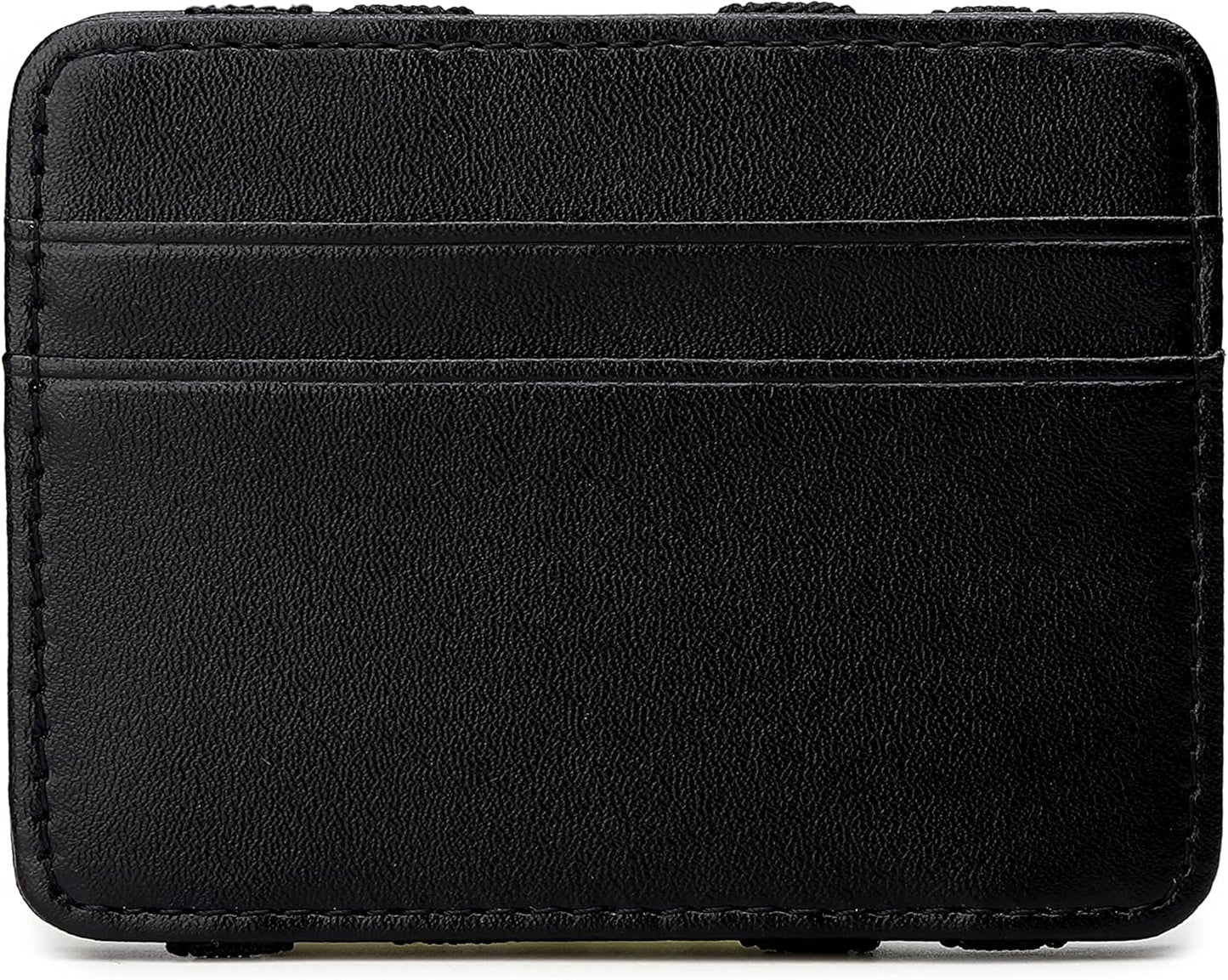 Rahala Men's Leather Bifold Cash Strap Cardholder Wallet (Brown) - No:RA108