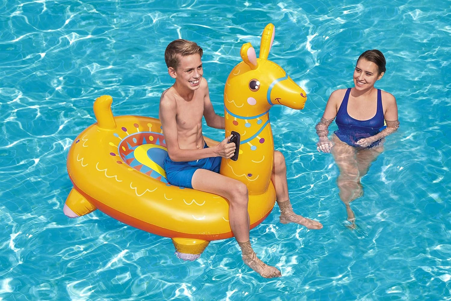 Bestway H2OGO! Llama Kiddie Ride-On Pool Float 1.29m×1.10m