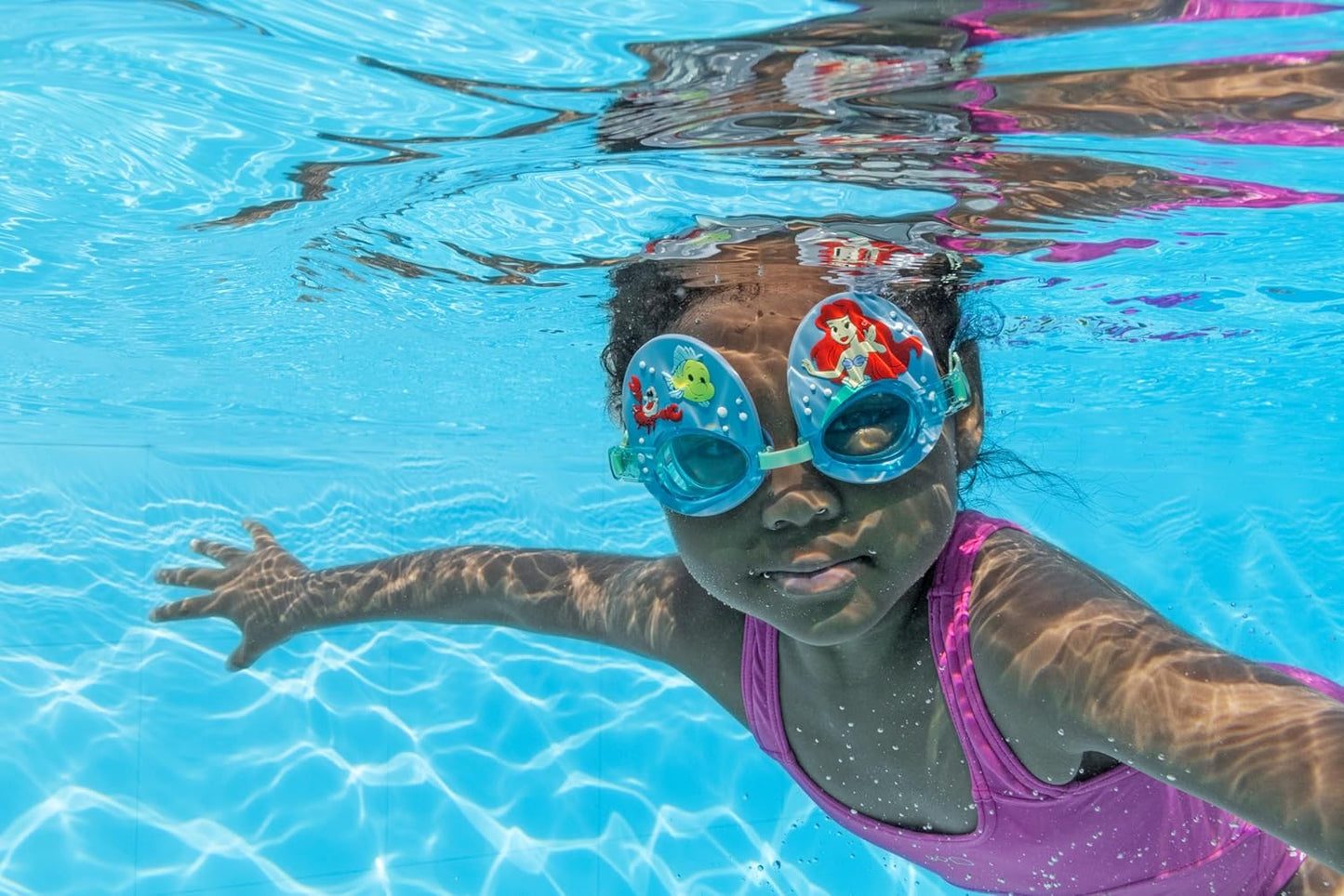 Bestway Ariel Little Mermaid Deluxe Swimming Goggles for Kids 3+ No.9103C