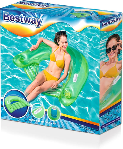 Bestway H2OGO! Lazy Lounge Sit 'n Ease Inflatable Pool Chair 43118