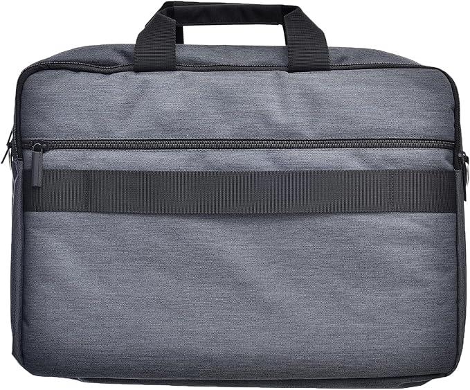 Elite Fabric Elegant Case And Rear Zipper Pockets Equipped Shoulder Strap Laptops 15.6 Inch - Grey - No:GS102