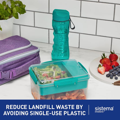 Sistema Tritan Active Bottle 800 ml BPA Free Water Bottle - No:00650