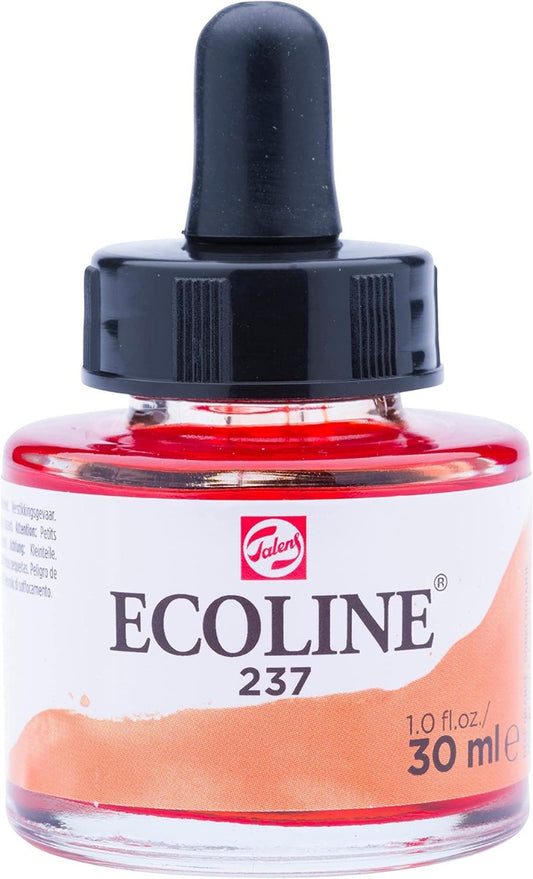 Royal Telens Ecoline Liquid Watercolor Bottle 30ml Deep Orange - No:237
