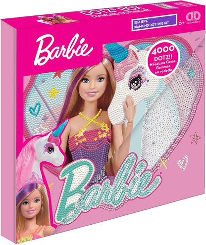 DIAMOND DOTZ Barbie Original 5D Diamond Painting Set 28cm x 28cm - No:DBX.094