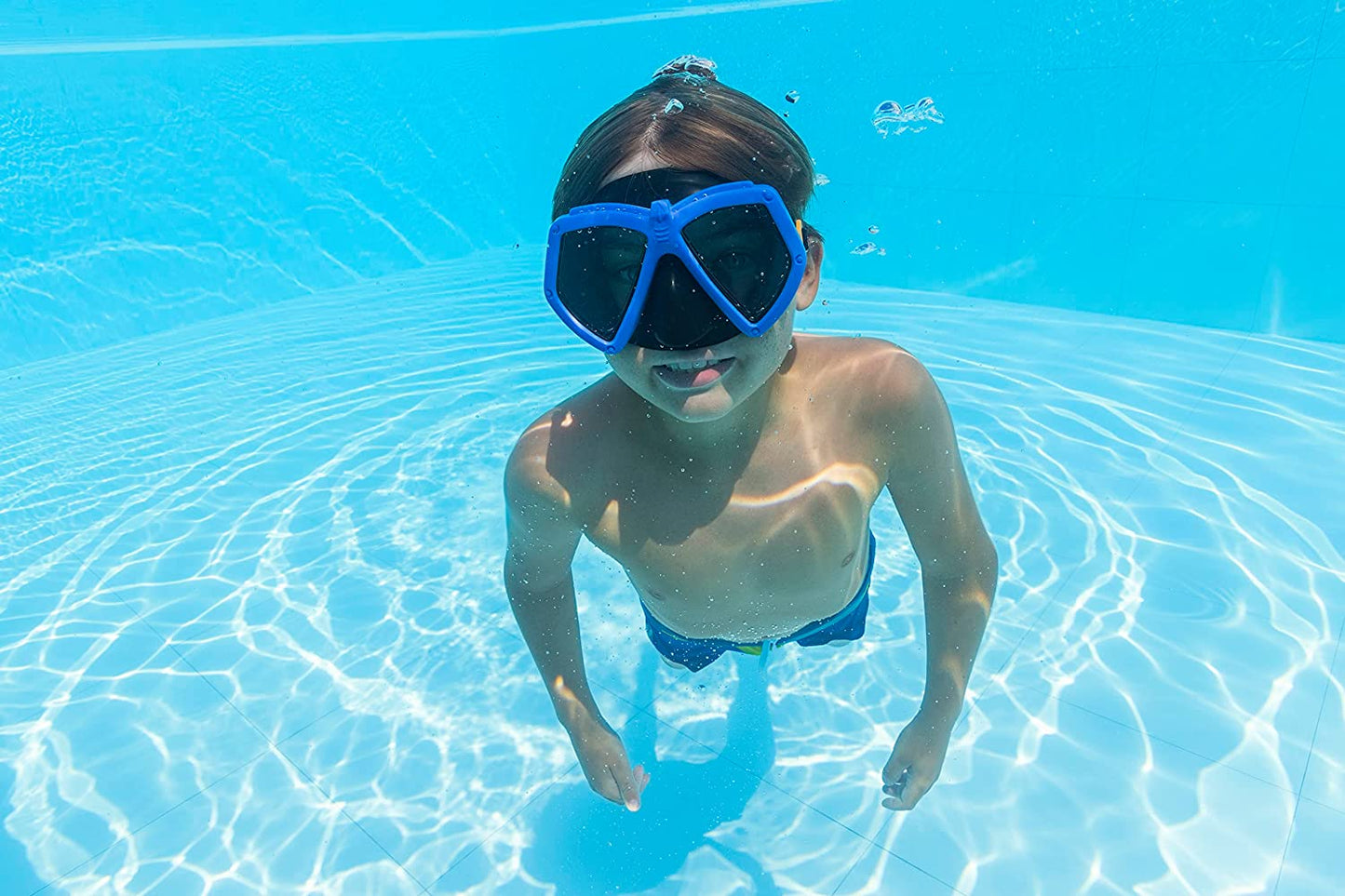 Bestway Swim Mask Kids Swimming Goggles with Nose Cover - 1pcs - No:22040