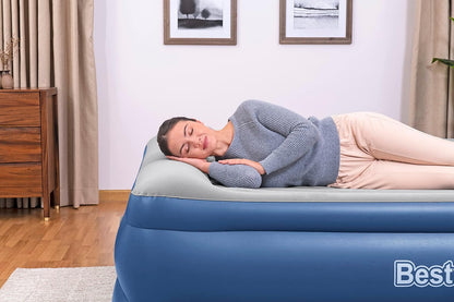 Bestway Double inflatable mattress 203x193x56 cm, with integrated pump - No:67692