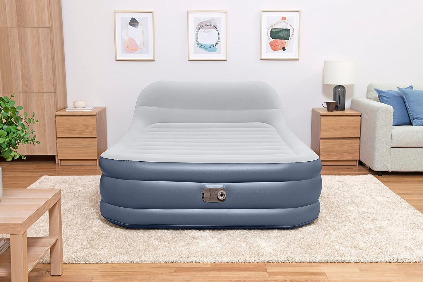 Bestway Premium Queen Sized TriTech Air Bed Complete 152 x 236 x 150 cm - No:67923