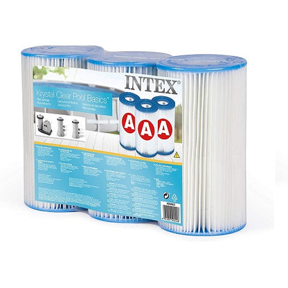 Intex Set of 3 Filter Cartridges Model A No.29003