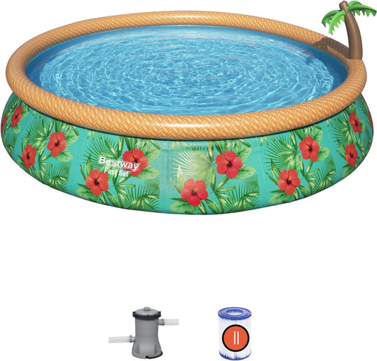 Bestway Pool Set Fastset Paradise Palm 457X84Cm - No:57416