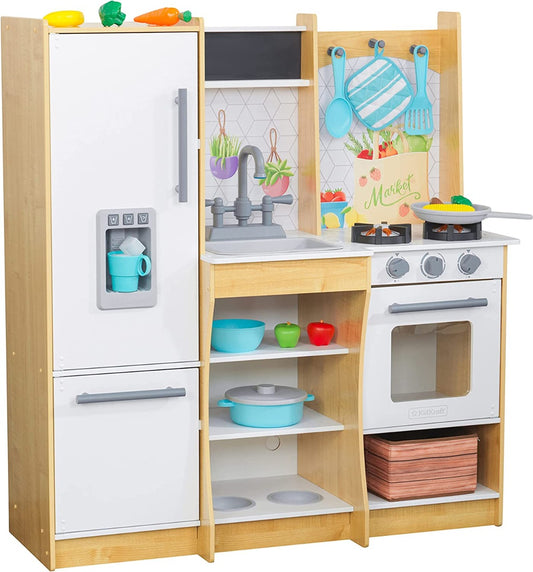 مطبخ لعب كيد كرافت فريش هارفست، 22 قطعة - رقم: 10065