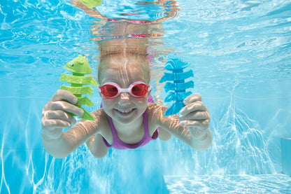 Bestway Hydro Swim Fish Shaped Diving Toy Set - 3 Pieces - No:26029