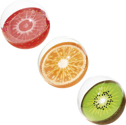 Bestway Inflatable Fruits Beach Ball , 46 cm - No:31042