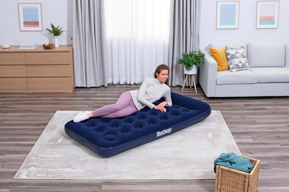 Bestway Pavillo Aeroluxe Airbed Twin Built-in Foot Pump 1.88m x 99cm x 28cm -No:67224