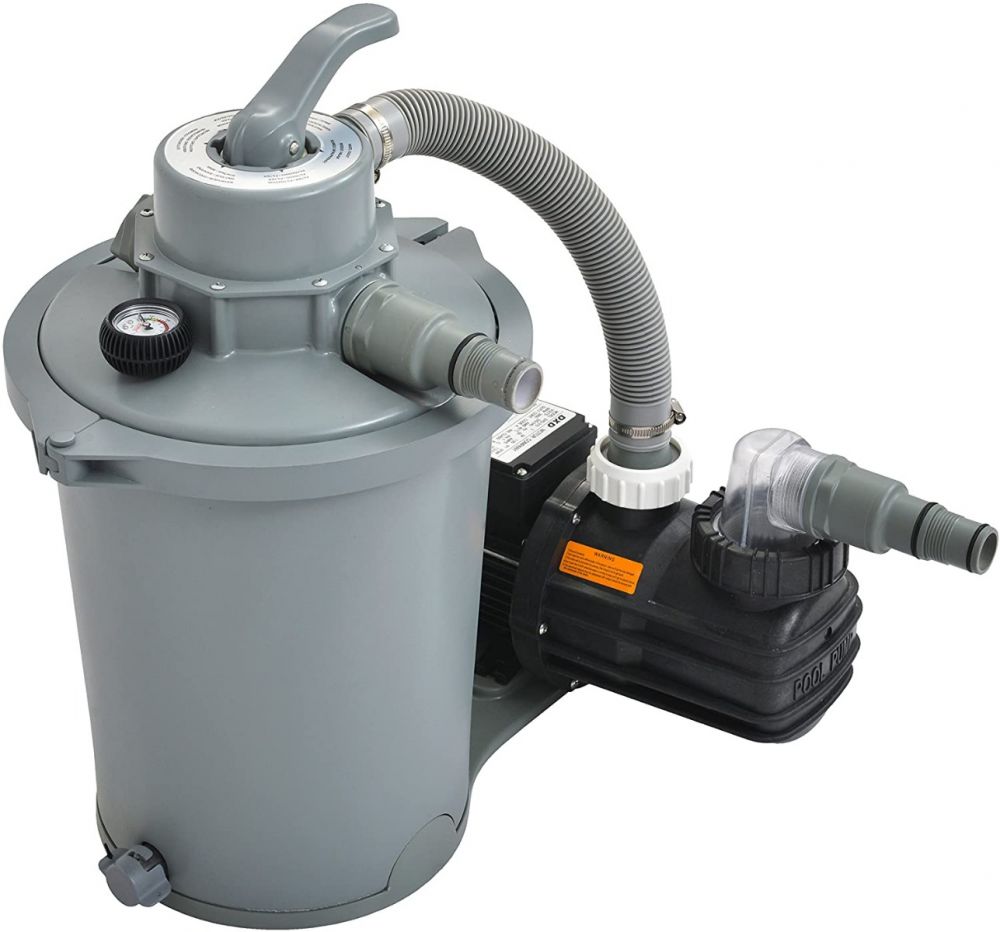 Jilong Avenli Sand Filter for Pool 6800 L/H, 30*35*60cm, Grey - No:290732eu