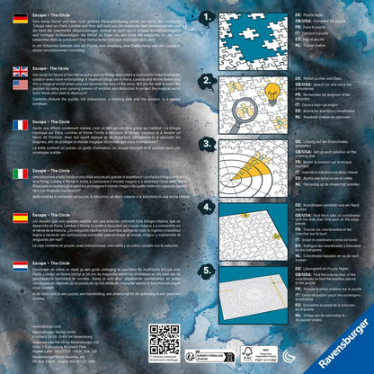 Ravensburger Escape The Circle: Paris 919 Pcs - No:17281