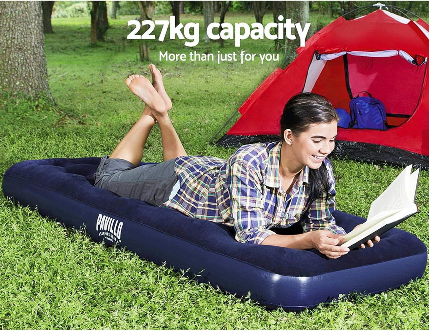 Bestway Single Air bed 1.85m x 76cm x 22cm Air Mattress - No:67000