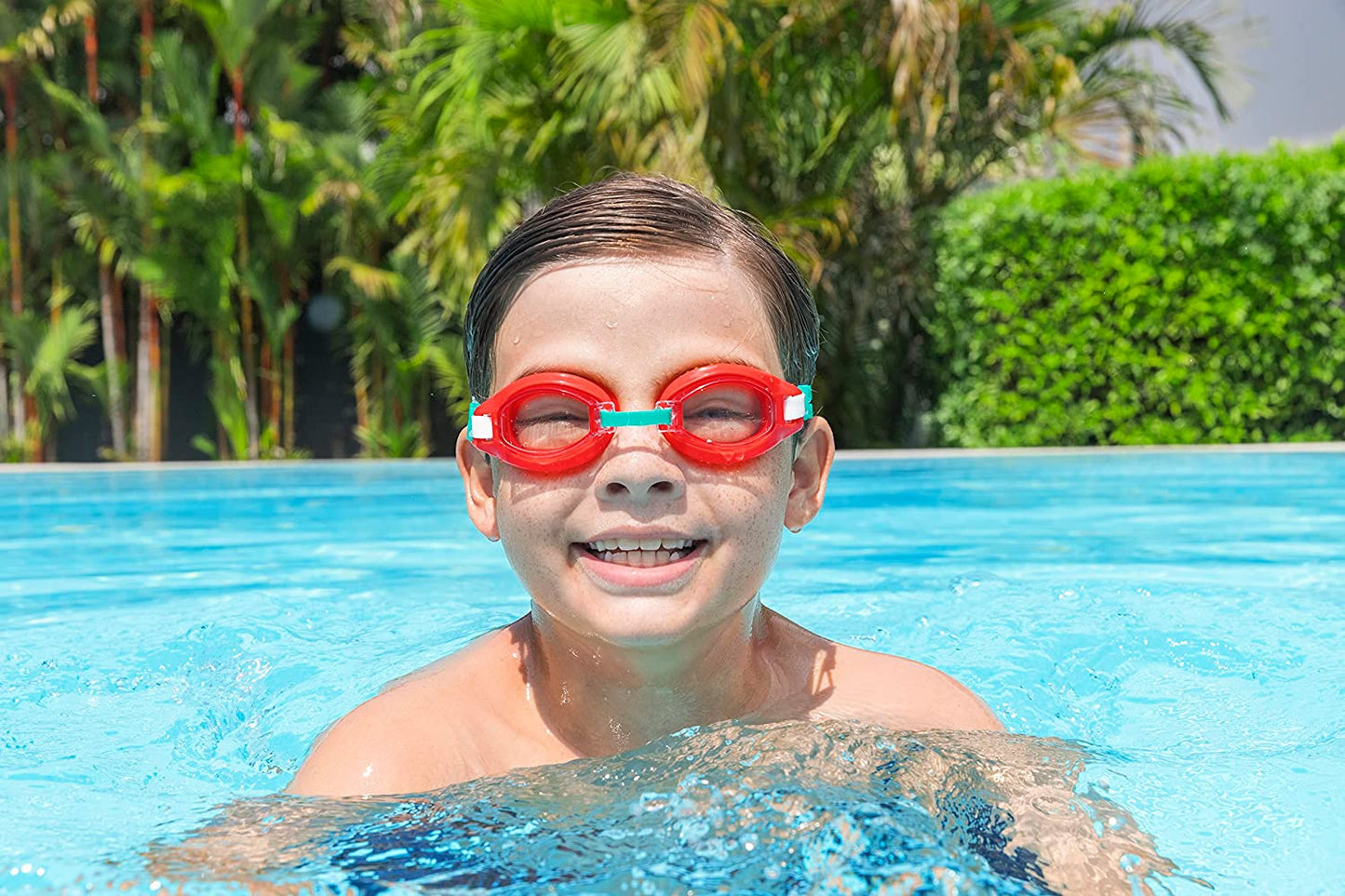 نظارات سباحة بيست واي للأطفال والناشئين - قطعة واحدة - رقم: 21049