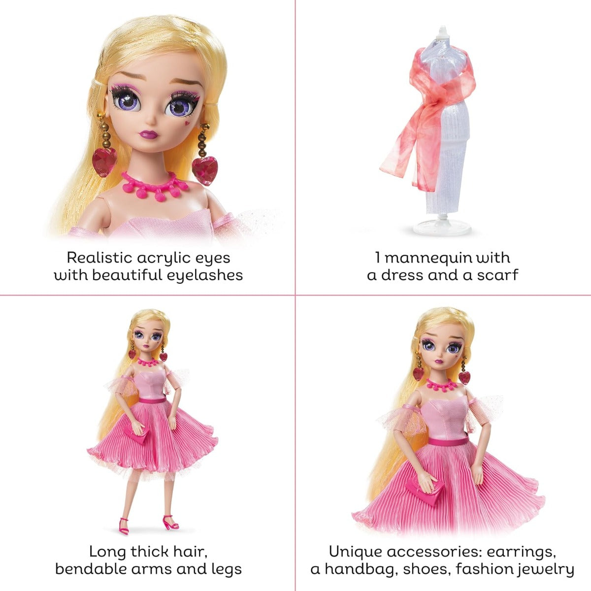 Be Fashion Academy - Hera. Creative Fashion Doll Set for Ages 5 and Up