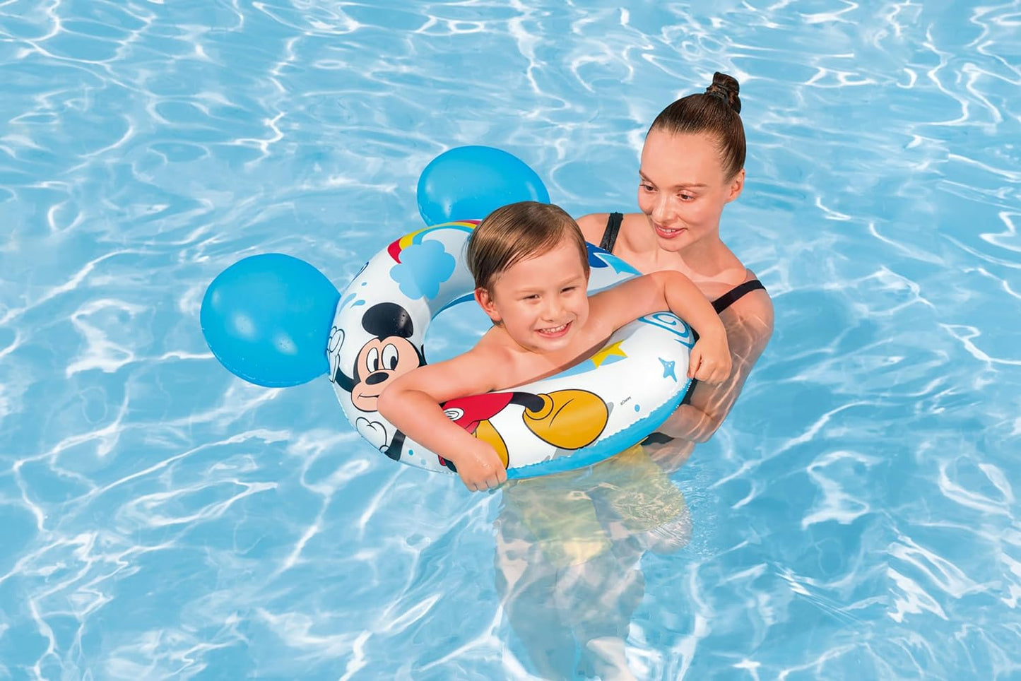 Bestway Mickey&Friends 74cm x 76cm Splash Pal Swim Tube  - No:9102K