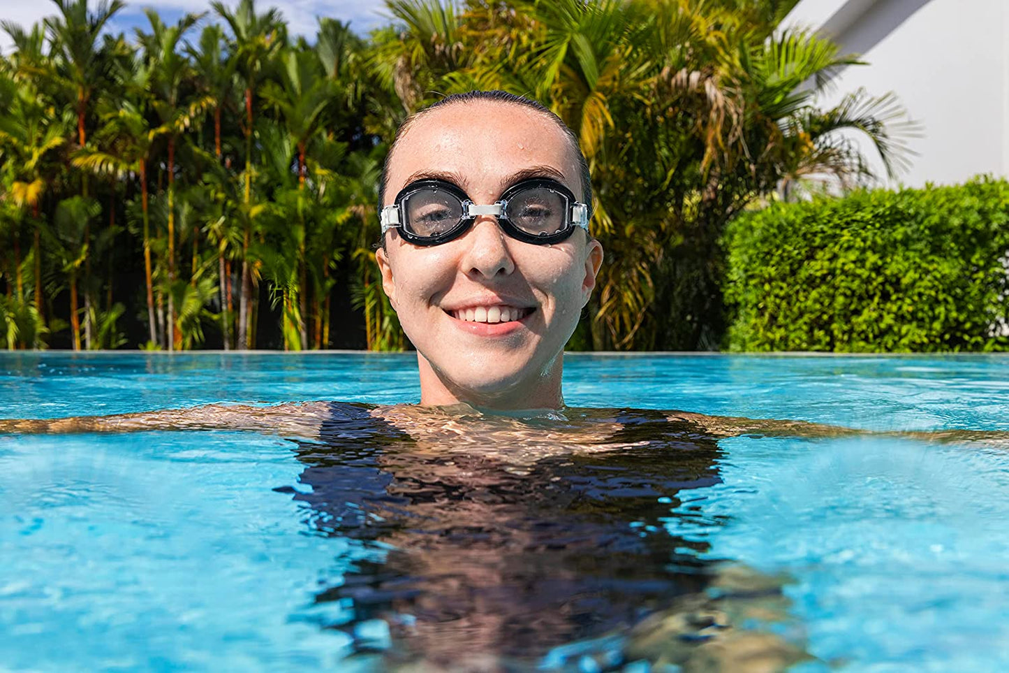 Bestway Swim Goggles for Adults, Anti Fog, UV Protection - 1pcs - No:21097