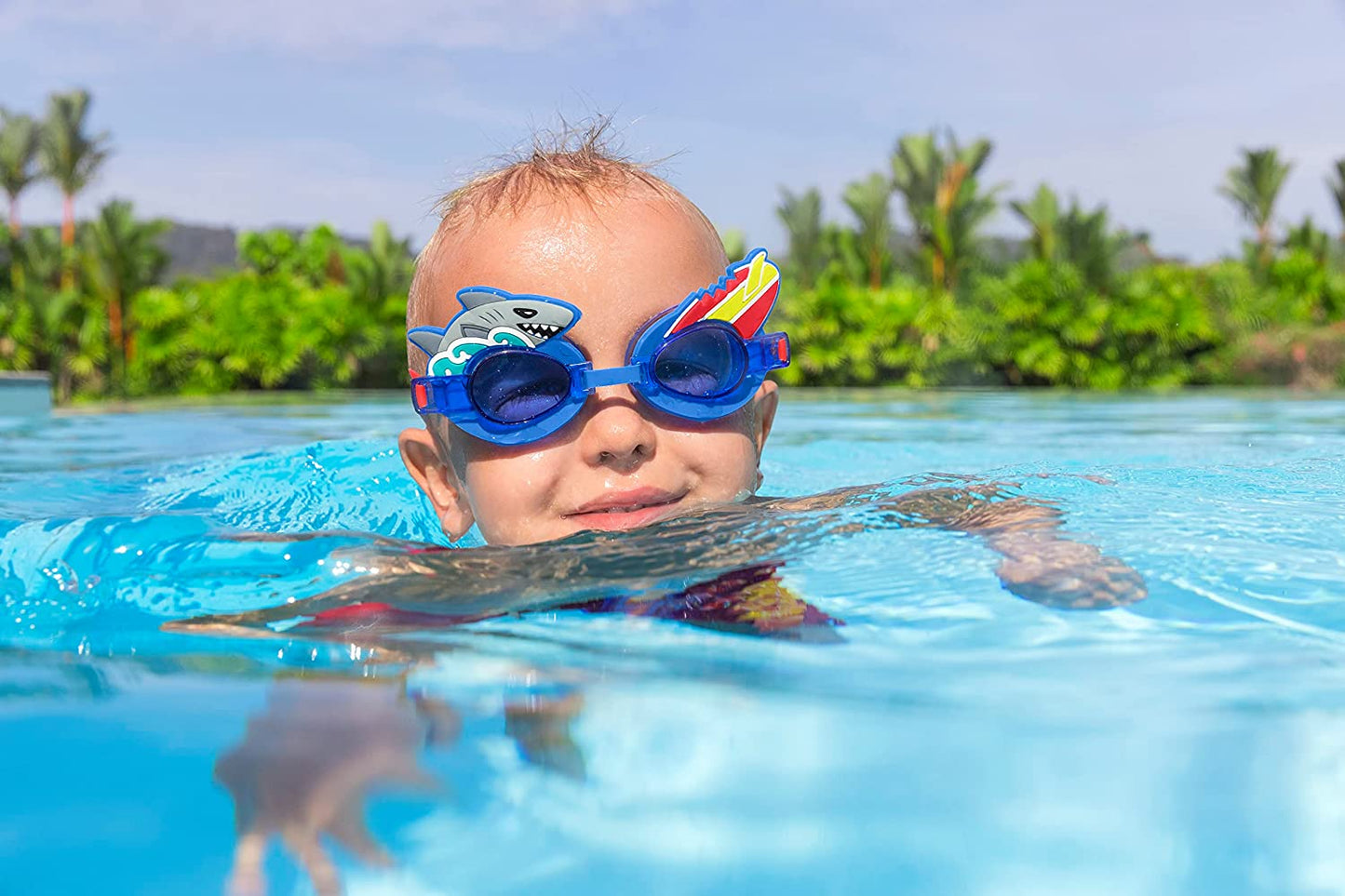 Bestway Kids Swimming Goggles, UV Protection - 1pcs - No:21080