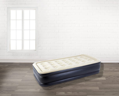 مرتبة هوائية ذاتية النفخ من جيلونج أفينلي / سرير ضيوف فردي لشخص واحد، 196 × 97 × 47 سم، مزودة بمضخة أوتوماتيكية مدمجة، لون بيج أنثراسيت - رقم: 24041EU