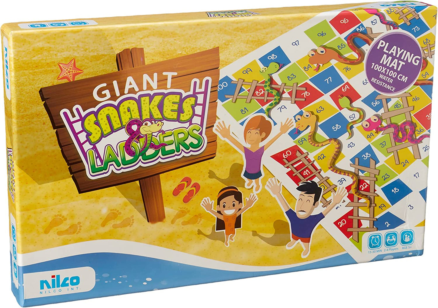 Nilco Giant Snake And Ladder Board Game - No:24070