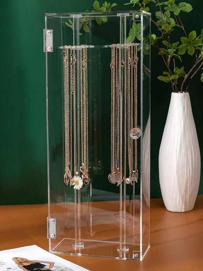 Acrylic Necklace Holder-Stand Dust-proof .