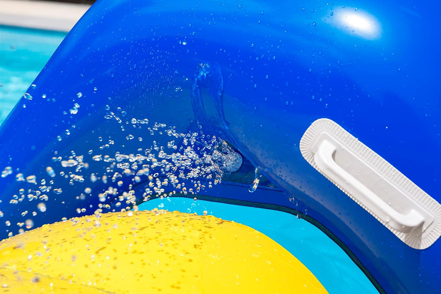 Bestway inflatable pool water slide pool side built in sprinkler 2.47 m x 1.24 m x 1.00 m - No:52453