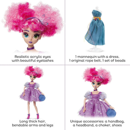 Be Fashion Academy Cassie Doll toys, girl toys, birthday gift, Christmas gift, growth, fun, for kids.