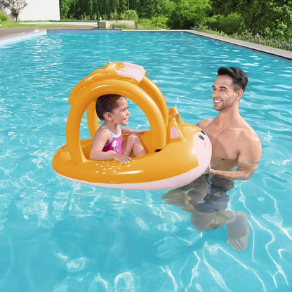 Bestway Inflatable Pontoon with roof BOAT FOX with bottom Moving balls 94cm x 66cm - No: 34168