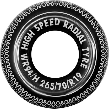 Jilong Sunclub Wheeled Donut Lifebuoy, Black Color - 90cm - No:41087