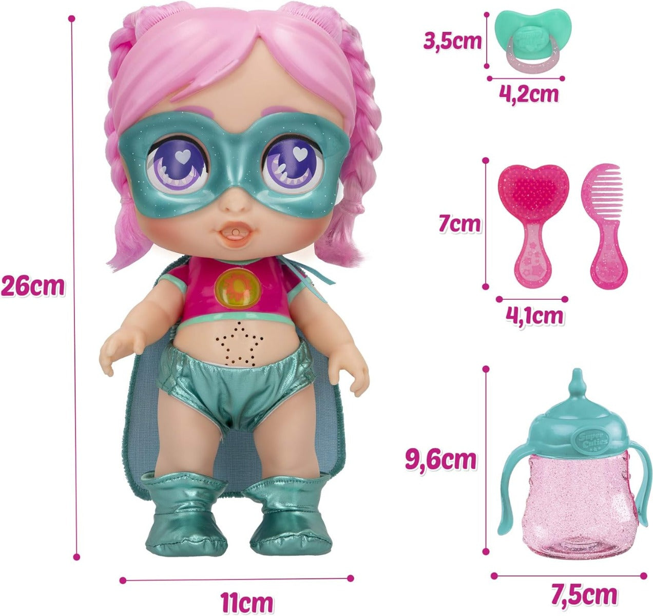 دمية غابي جليتزي كول فائقة الجمال، ميدالية مضيئة - رقم المنتج: SC063A3