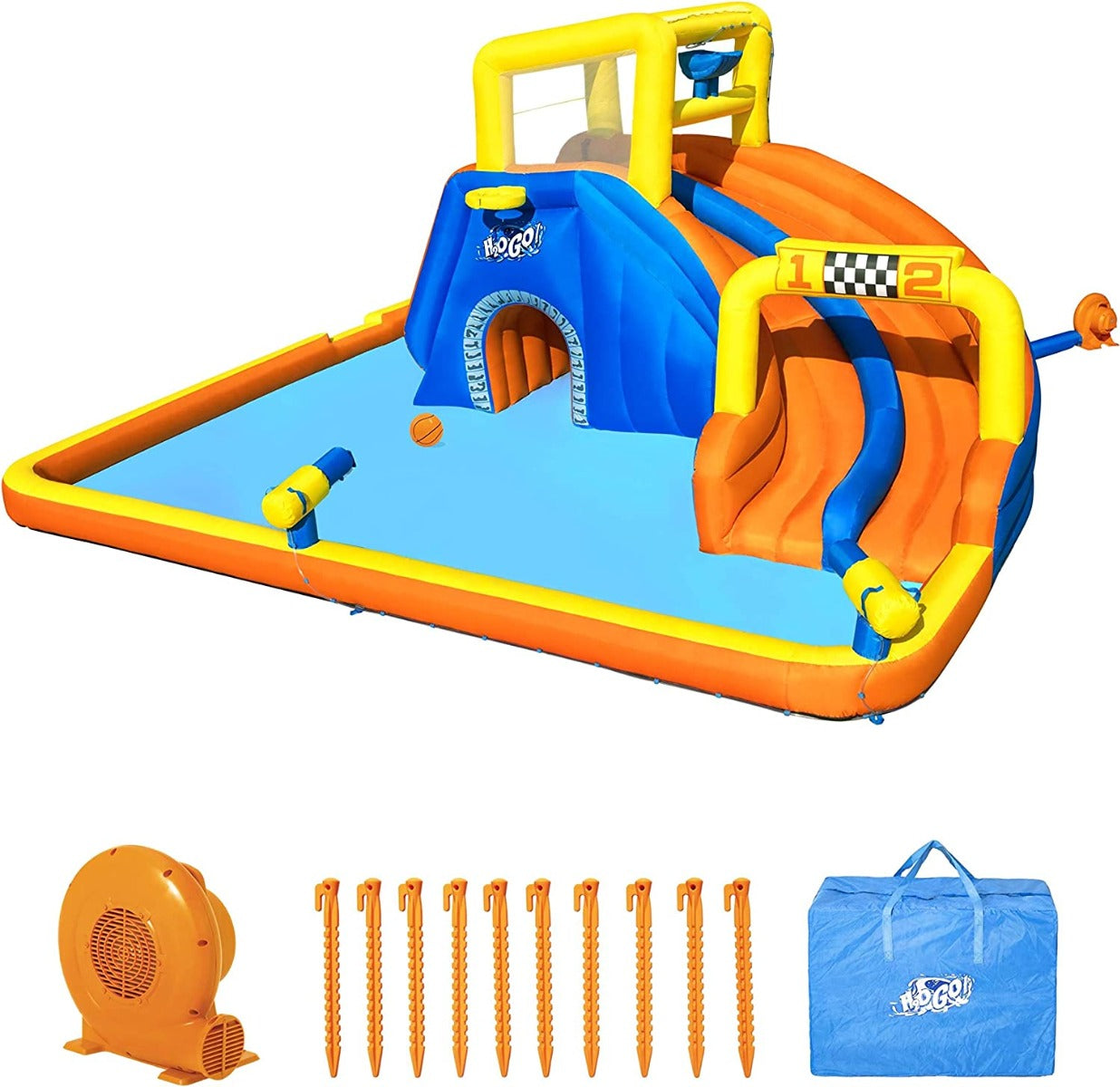 Bestway H2OGO! Super Speedway Mega Water Park 551*502*265CM - No:53377