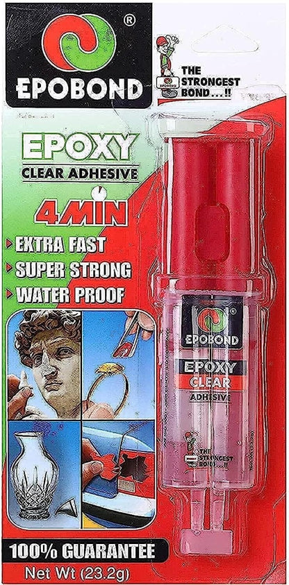 EPObond Clear Epoxy Glue, 23.2g with Injector