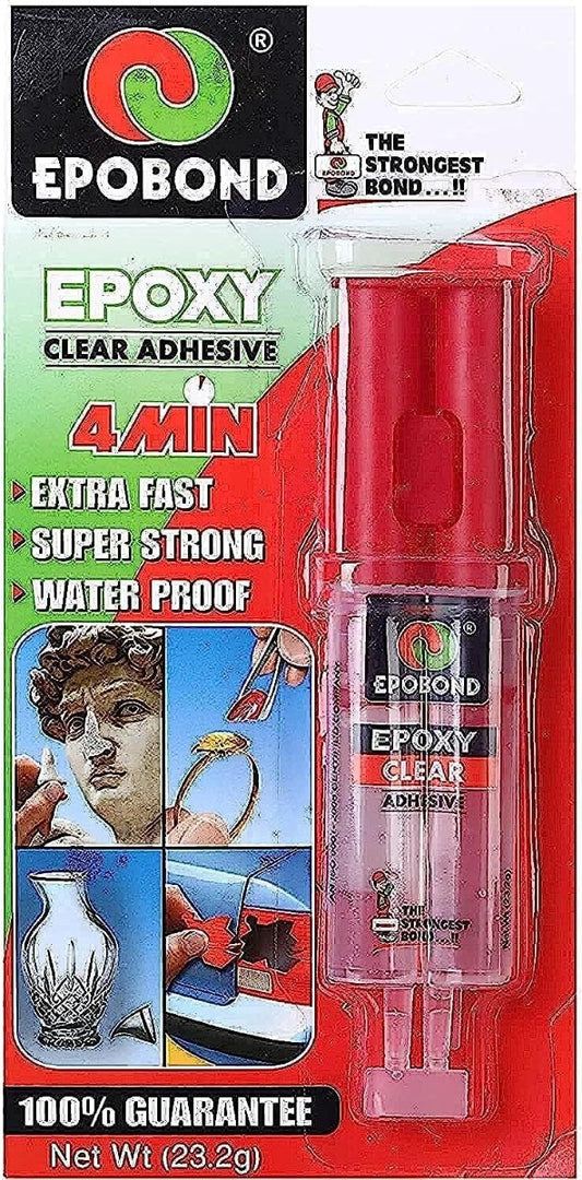 EPObond Clear Epoxy Glue, 23.2g with Injector
