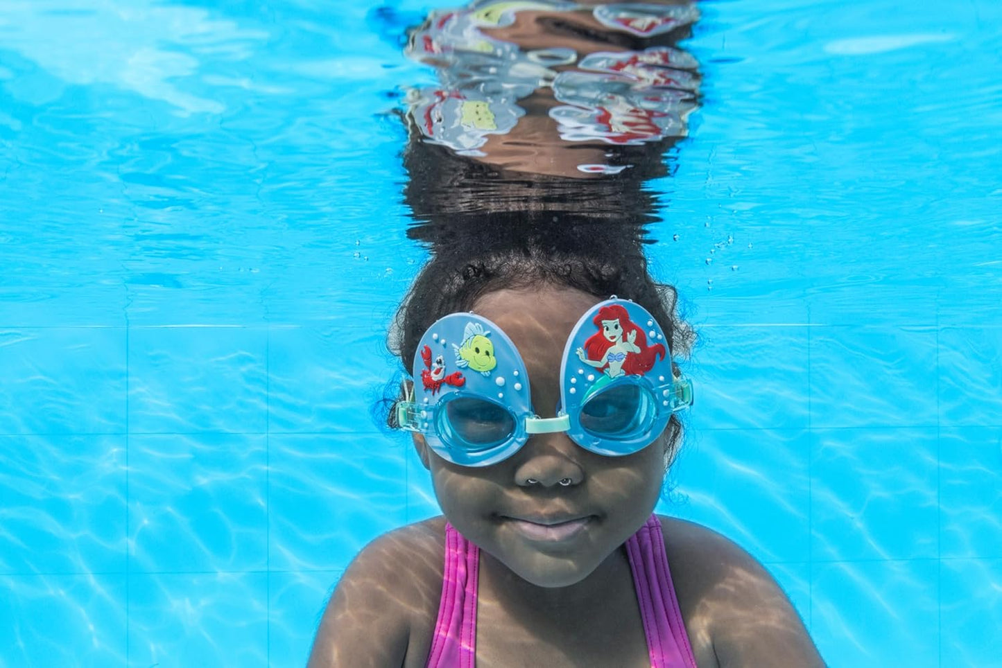 Bestway Ariel Little Mermaid Deluxe Swimming Goggles for Kids 3+ No.9103C