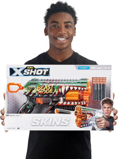 X-Shot Skins Griefer Beast Out Launcher 12 Arrows - Skins Griefer Blaster Beast Out - No:36561A