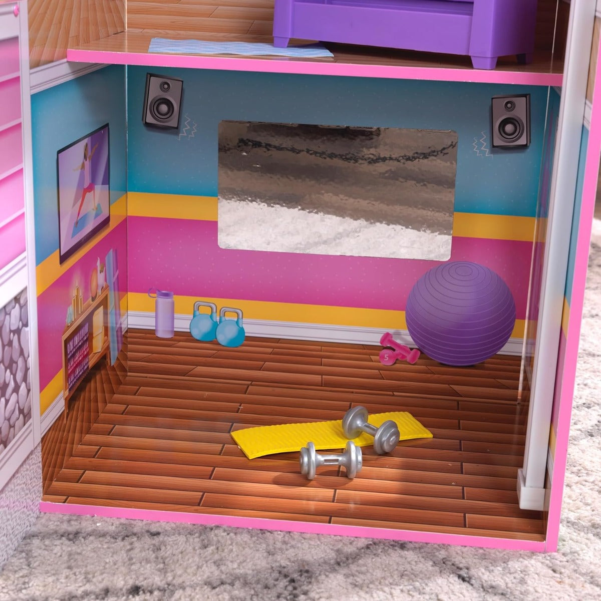 KidKraft Treehouse Retreat Mansion Dolls house with EZ Kraft Assembly with 26 Accessories - No:10108