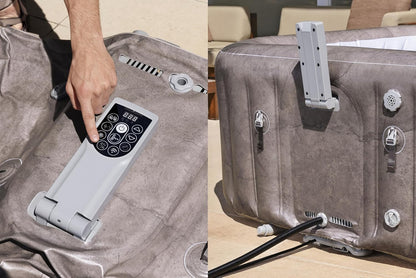 حوض استحمام ساخن قابل للنفخ من بيست واي لاي-زي-سبا روم، موفر للطاقة، مزود بنظام نفاث ذكي، أبعاده 180 سم × 180 سم × 71 سم، مع تحكم عبر تطبيق، يتسع لـ 4-6 أشخاص - رقم المنتج: 6001K