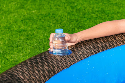 Bestway TruPrint inflatable  Wicker Family Pool 231*178*53cm - No:54426