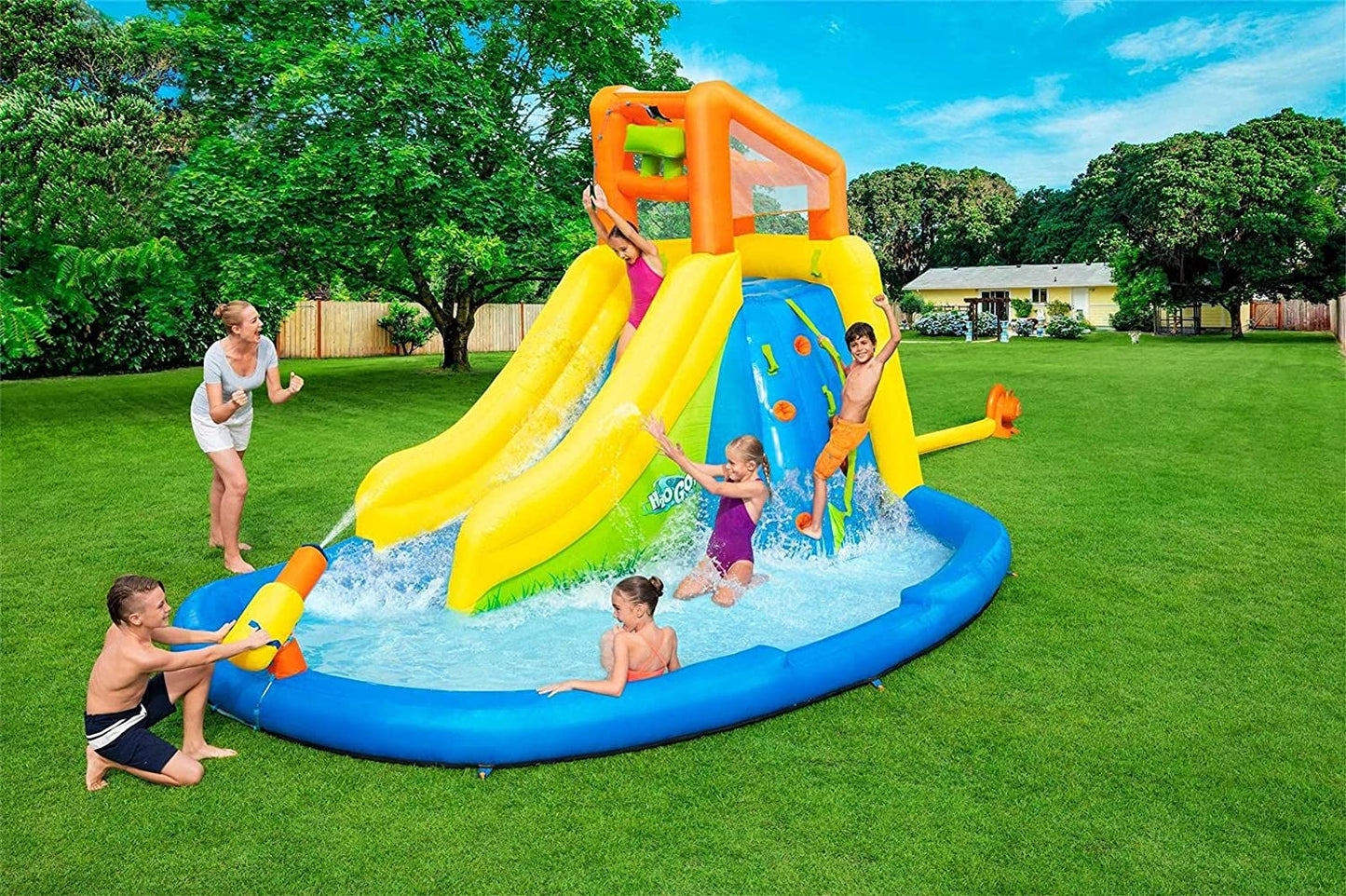 Bestway Mount Mega water park swimming pool equipment 4.35mx2.86mx2.67m - No:53345